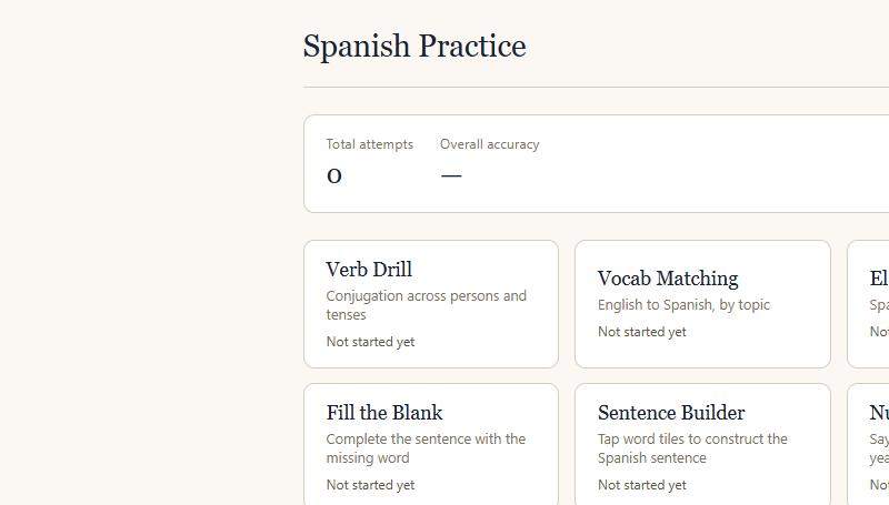 Spanish Game screenshot